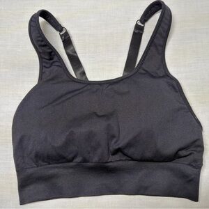 Fabletics Black No Bounce Sports Bra Womens Size XS
